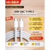 Dây sạc Type-C nhanh 60W 2m - Cáp bện gấp đôi, sạc siêu tốc, giá chỉ 53.000 VND