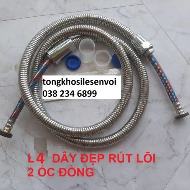 Dây sen inox 1,5m giá rẻ - Dây xịt inox 1,5m chỉ 35.000đ, giảm giá mạnh 4