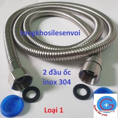 Dây sen inox 1,5m giá rẻ - Dây xịt inox 1,5m chỉ 35.000đ, giảm giá mạnh 8
