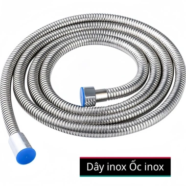 Dây sen tắm inox cao cấp ren tiêu chuẩn 21, dây xịt vệ sinh, vòi sen chỉ 38.900 VND