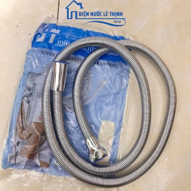 Dây sen tắm inox ốc đồng mắt nhỏ, dây mềm chống xoắn, đẹp sang, giá 70.000đ
