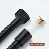Dây sen tắm inox sơn tĩnh điện Đen, cấp nước nóng lạnh, tương thích mọi tay sen, giá 55.000₫ 4
