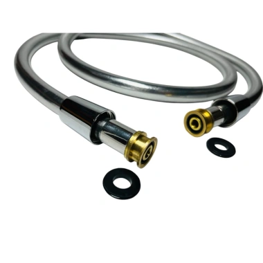 Dây sen tắm mạ bạc chịu áp, chịu nhiệt, chống xoắn, chống nổ - Giá ưu đãi 295.658 VND 2