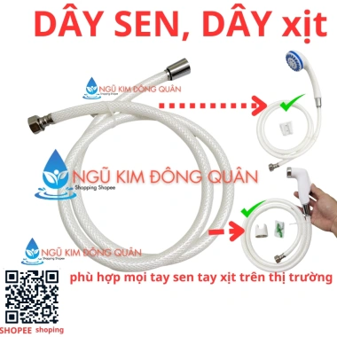 Dây sen tắm nhựa tán thau cao cấp siêu bền - Lựa chọn dây xịt vệ sinh toilet 34.240 VND 2 Dây sen tắm nhựa tán thau cao cấp siêu bền - Lựa chọn dây xịt vệ sinh toilet 34.240 VND 2