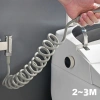 Dây sen xoắn lò xo PU 1.5m, dây xịt ruột gà cho vòi sen, vệ sinh -30.000đ 2