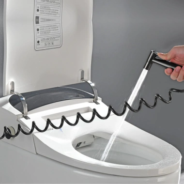 Dây sen xoắn lò xo PU 1.5m, dây xịt ruột gà cho vòi sen, vệ sinh -30.000đ