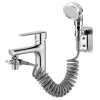 Dây sen xoắn lò xo PU 1.5m, dây xịt ruột gà cho vòi sen, vệ sinh -30.000đ 7