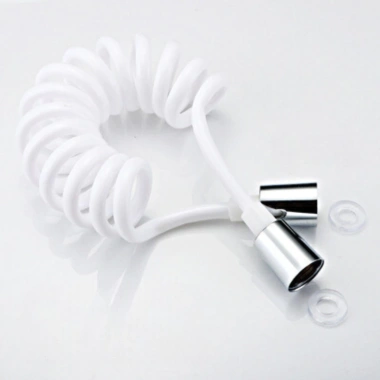 Dây sen xoắn lò xo PU 1.5m, dây xịt ruột gà cho vòi sen, vệ sinh -30.000đ