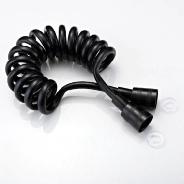 Dây sen xoắn lò xo PU 1.5m, dây xịt ruột gà cho vòi sen, vệ sinh -30.000đ