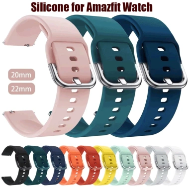 Dây silicon 20/22mm cho Amazfit GTS, GTS2 Mini, GTR 4, 2e, Stratos 2, 3 Pro, Bip – Giá 48.774₫