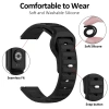 Dây Silicon 22/20mm Cho Samsung Galaxy Watch 7/6/5/4 & Huawei GT4 46mm – Mềm, Thoáng Khí, Cổ Điển 5