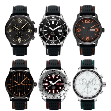 Dây silicone cao su YIFILM 18-24mm cho Tissot, Omega - Độ bền cao, giá 117.959₫