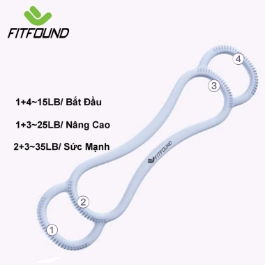 Dây Số 8 Đa Năng 3in1 Silicon Kháng Lực Tập Gym Yoga Mở Vai, Thể Lực, Tay, Mông - Giá 100k 4 Dây Số 8 Đa Năng 3in1 Silicon Kháng Lực Tập Gym Yoga Mở Vai, Thể Lực, Tay, Mông - Giá 100k 4