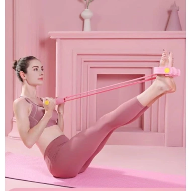 Dây Tập Bụng 4 Ống Kháng Lực – Dây Kéo Đàn Hồi Cao Su, Bộ Căng Yoga Tại Nhà, Gập Bụng – 104.544₫