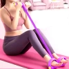 Dây Tập Bụng 4 Ống Kháng Lực – Dây Kéo Đàn Hồi Cao Su, Bộ Căng Yoga Tại Nhà, Gập Bụng – 104.544₫ 5