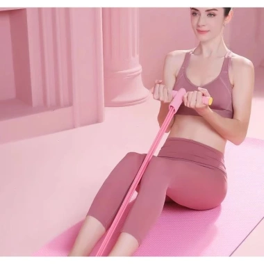 Dây Tập Bụng 4 Ống Kháng Lực – Dây Kéo Đàn Hồi Cao Su, Bộ Căng Yoga Tại Nhà, Gập Bụng – 104.544₫