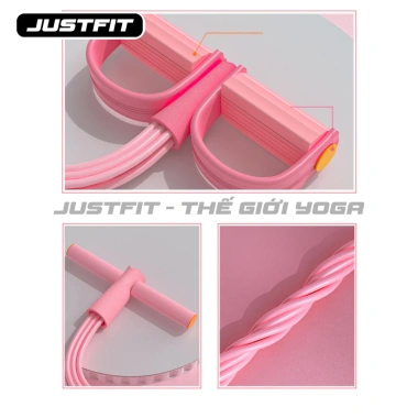 Dây tập bụng Justfit 4/6 ống cao su kháng lực đàn hồi - Tập tại nhà, giá chỉ 55.864 VND 8 Dây tập bụng Justfit 4/6 ống cao su kháng lực đàn hồi - Tập tại nhà, giá chỉ 55.864 VND 8