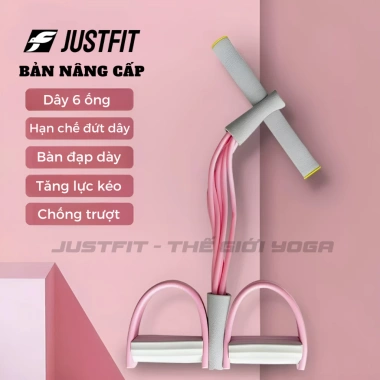 Dây tập bụng Justfit 4/6 ống cao su kháng lực đàn hồi - Tập tại nhà, giá chỉ 55.864 VND 10 Dây tập bụng Justfit 4/6 ống cao su kháng lực đàn hồi - Tập tại nhà, giá chỉ 55.864 VND 10