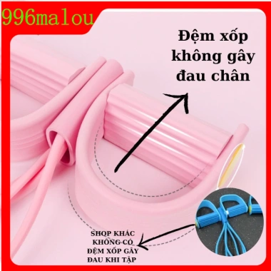 Dây tập bụng số 8 WOWFIT - Dây kháng lực đàn hồi cho Yoga, Gym, Pilates, tập toàn thân tại nhà, 64.999₫