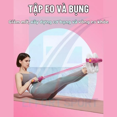 Dây Tập Bụng TOPBODY Effort 6 Ống Cao Su Kháng Lực - Tập Cơ Bụng Tại Nhà, Giá 40.000 VND 2