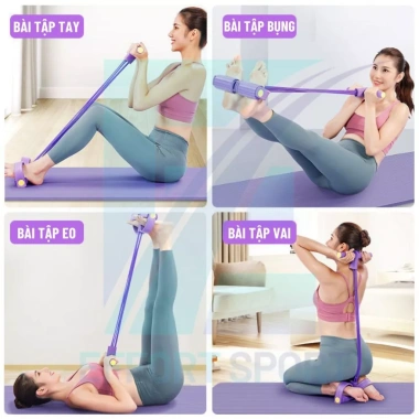 Dây Tập Bụng TOPBODY Effort 6 Ống Cao Su Kháng Lực - Tập Cơ Bụng Tại Nhà, Giá 40.000 VND 4