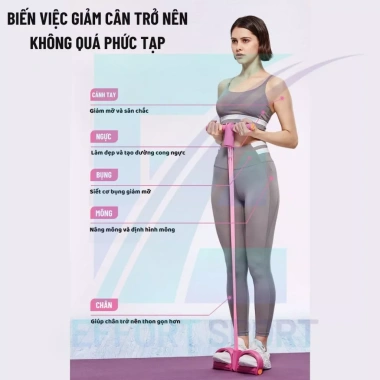 Dây Tập Bụng TOPBODY Effort 6 Ống Cao Su Kháng Lực - Tập Cơ Bụng Tại Nhà, Giá 40.000 VND 5