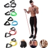 Dây tập kháng lực YOGA SPORTY có tay cầm - 5 cấp độ 10-30LBS, co giãn, tập bụng hiệu quả, chỉ 69.000đ