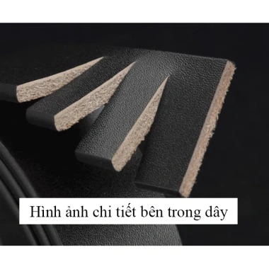 Dây thắt lưng da trâu nam Heika không mặt khoá 120cm rộng 3.2cm Giá chỉ 400.000₫