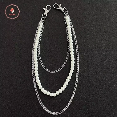 Dây Thắt Lưng Đơn Gian Đính Hạt Ngọc Trai Chữ U Phối Quần Jean Cá Tính 54.560 VND