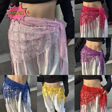 Dây thắt lưng & khăn quàng cổ đa năng cho khiêu vũ Ấn Độ & Jazz - Giảm giá 20% 24H Ship 3 Dây thắt lưng & khăn quàng cổ đa năng cho khiêu vũ Ấn Độ & Jazz - Giảm giá 20% 24H Ship 3