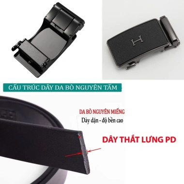Dây thắt lưng nam cao cấp POMA da thật nguyên tấm fullbox - Nhiều mẫu sang trọng, giá 145k 3 Dây thắt lưng nam cao cấp POMA da thật nguyên tấm fullbox - Nhiều mẫu sang trọng, giá 145k 3