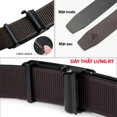 Dây thắt lưng nam cao cấp POMA da thật nguyên tấm fullbox - Nhiều mẫu sang trọng, giá 145k