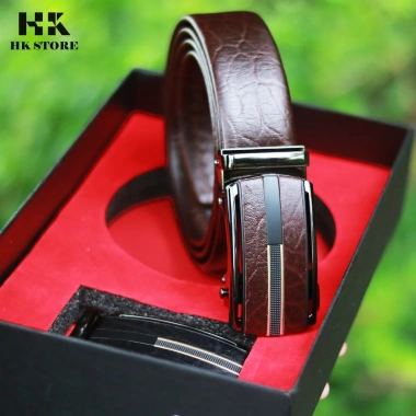 Dây thắt lưng nam da voi cao cấp - full box chính hãng HK.STORE, sang trọng, giá 650.000₫ (giảm 819.000₫)