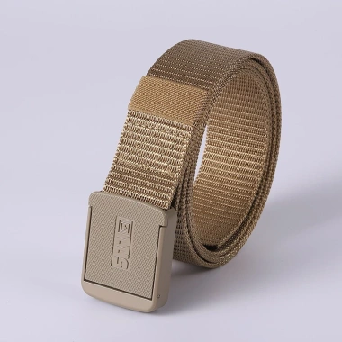 Dây thắt lưng nam nylon thời trang, mặt kim loại 511, kiểu bấm, bền chắc, giá chỉ 102.000₫