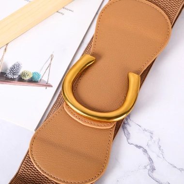 Dây thắt lưng nữ đen co giãn thời trang, phong cách giản dị, phù hợp váy đẹp - Giá ưu đãi 75.456₫ 5