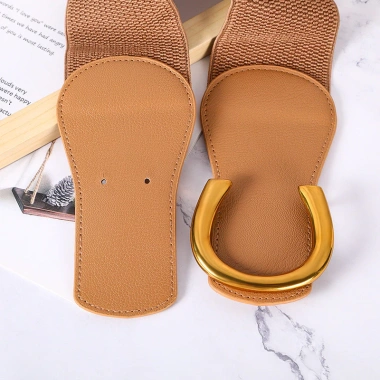 Dây thắt lưng nữ đen co giãn thời trang, phong cách giản dị, phù hợp váy đẹp - Giá ưu đãi 75.456₫ 7