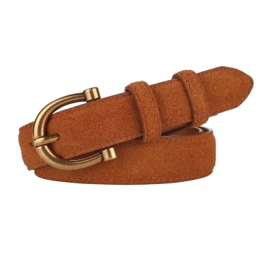 Dây thắt lưng nữ mỏng da bò Caramel thời trang, khóa khâu chắc chắn, 147.803 VND 8 Dây thắt lưng nữ mỏng da bò Caramel thời trang, khóa khâu chắc chắn, 147.803 VND 8