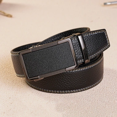 Dây thắt lưng POMA nam da bò cao cấp 2 lớp, khóa tự động 3 màu, bền đẹp – 235.000₫ 10