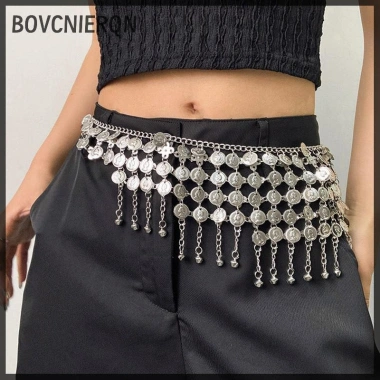Dây Thắt Lưng Vintage Bạc Bohemian, Phong Cách Dân Tộc, Giá Ưu Đãi 106.480 VND 10