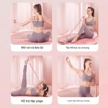 Dây thắt lưng Yoga silicone 8 hình - Mở ngực, mở vai, tập lưng, chỉ 49.950₫ 4