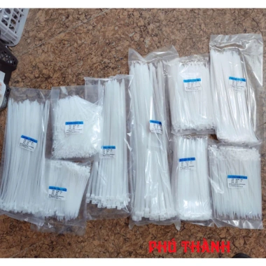 Dây Thít Nhựa Trắng Giá Rẻ - Dây Rút Dây Điện, Buộc Đồ Gia Dụng, Chỉ 31.000đ
