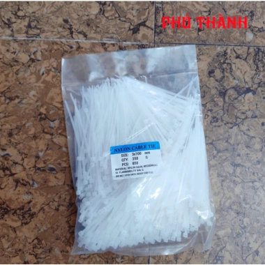 Dây Thít Nhựa Trắng Giá Rẻ - Dây Rút Dây Điện, Buộc Đồ Gia Dụng, Chỉ 31.000đ