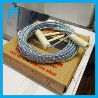 Dây thông cống Huy Hoàng 10-20m - Dây lò xo thông tắc vệ sinh, giá 116.999₫