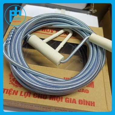 Dây thông cống Huy Hoàng 10-20m - Dây lò xo thông tắc vệ sinh, giá 116.999₫