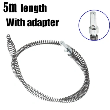 Dây thông cống lò xo TAYO kèm đầu nối máy khoan - Thông bồn cầu tắc nghẽn, giá 65k 3 Dây thông cống lò xo TAYO kèm đầu nối máy khoan - Thông bồn cầu tắc nghẽn, giá 65k 3