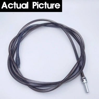 Dây thông cống lò xo TAYO kèm đầu nối máy khoan - Thông bồn cầu tắc nghẽn, giá 65k