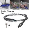Dây thông cống lò xo TAYO kèm đầu nối máy khoan - Thông bồn cầu tắc nghẽn, giá 65k 8