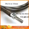 Dây thông tắc cống lò xo INOX 10m siêu bền - kèm đầu nối MOGEE, máy khoan, 56.500 VND