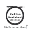 Dây thông tắc cống lò xo INOX 10m siêu bền - kèm đầu nối MOGEE, máy khoan, 56.500 VND 2