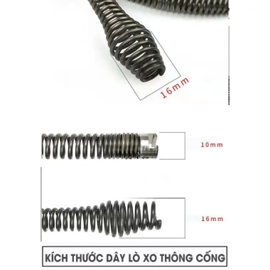 Dây thông tắc cống, thông bồn cầu lò xo INOX siêu bền 3-15m - Giá chỉ 65.000đ 3 Dây thông tắc cống, thông bồn cầu lò xo INOX siêu bền 3-15m - Giá chỉ 65.000đ 3